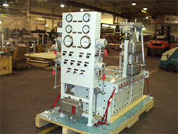 gas and fuel power generation module engineered by Mitten Manufacturing